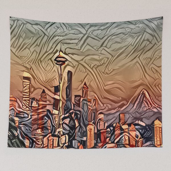 Item preview, Seattle at Dusk - Style: Dream designed and sold by CELLAR-D00R.