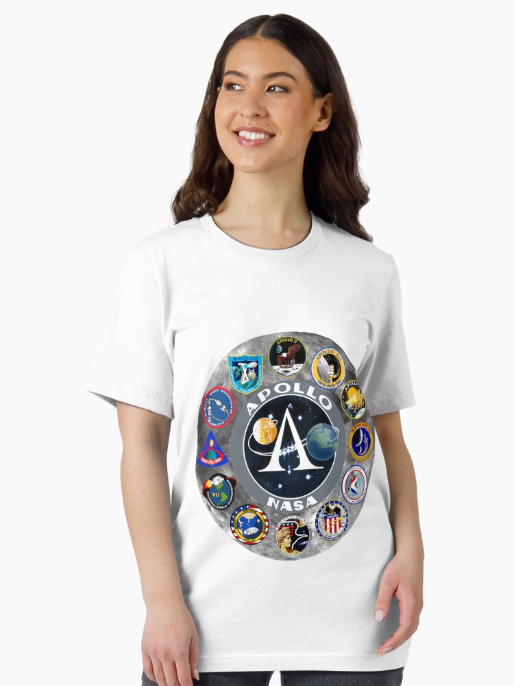 Thumbnail 2 of 7, Essential T-Shirt, Apollo Mission Composite Logo designed and sold by Spacestuffplus.