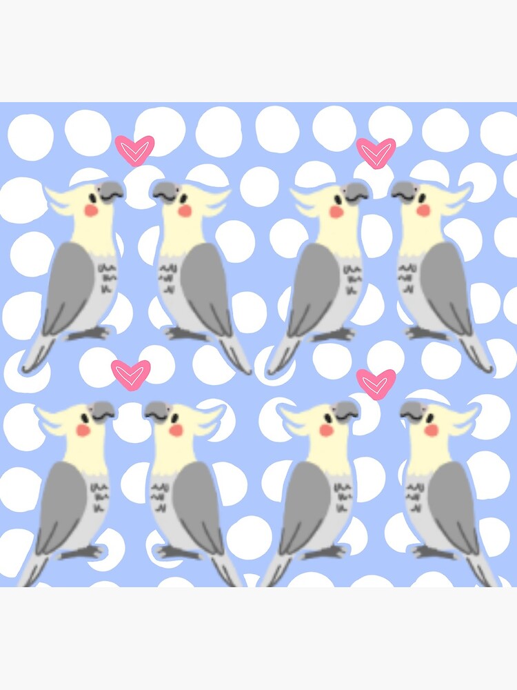 Cute Cockatiels by klovesbunnies