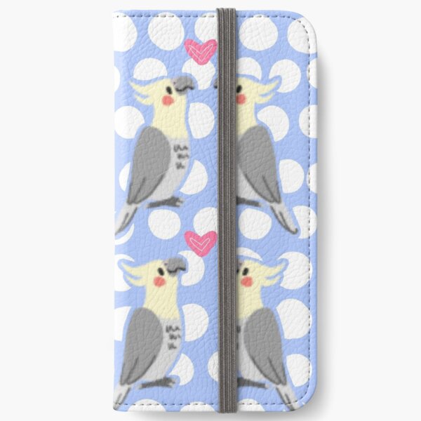 Cute Cockatiels iPhone Wallet
