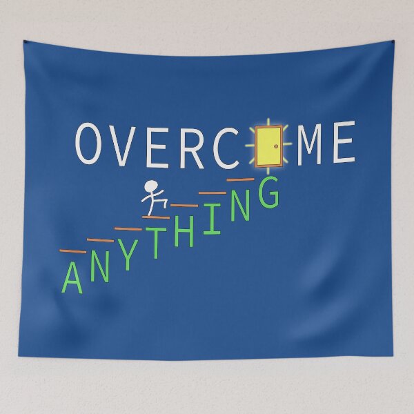 Item preview, OVERCOME ANYTHING - Motivation designed and sold by Autumn Asphodel.