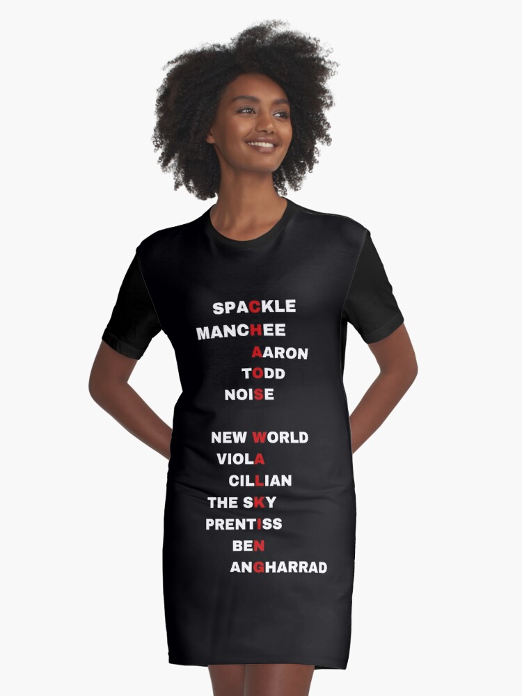 Chaos Walking Graphic T Shirt Dress By Telescopium Redbubble