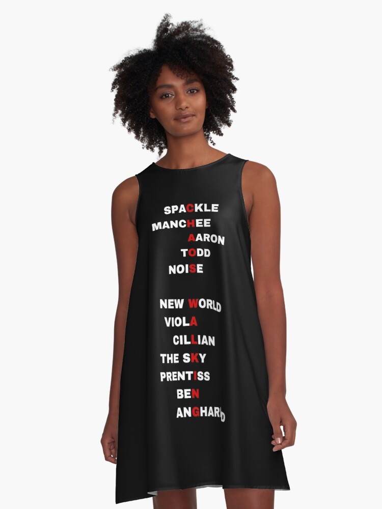 Chaos Walking A Line Dress By Telescopium Redbubble