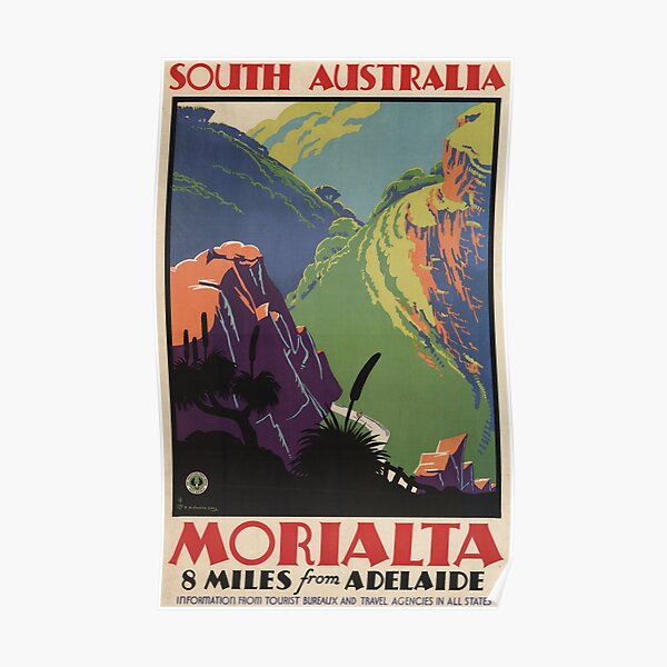 South Australia, Morialta, 8 miles from Adelaide, 1935 Poster