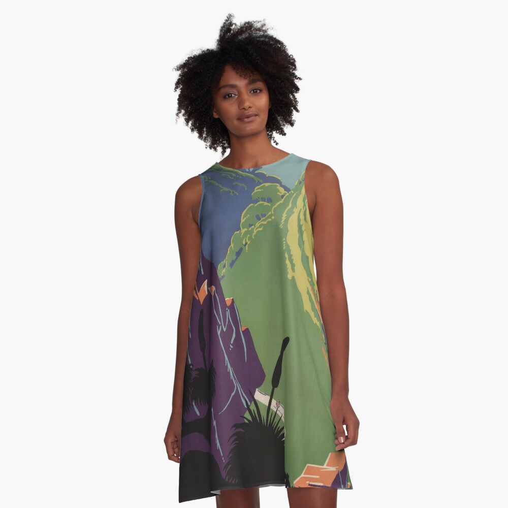 Item preview, A-Line Dress designed and sold by StateLibrarySA.