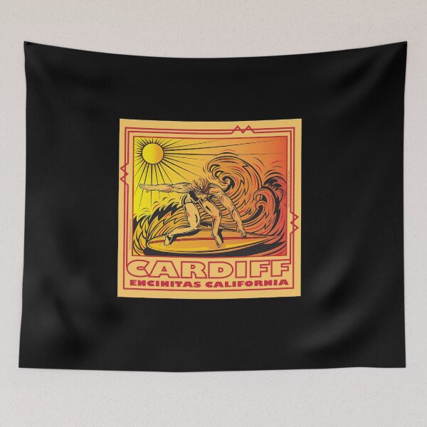 Item preview, CARDIFF BY THE SEA ENCINITAS CALIFORNIA SURFING designed and sold by Larry Butterworth.