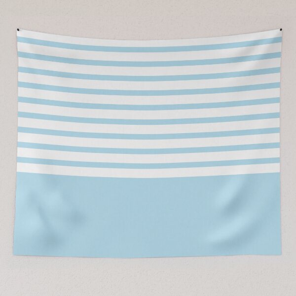 Artikelvorschau, Pastell Sky Blue Stripes über Pastell Sky Blue entworfen und verkauft von rewstudio.