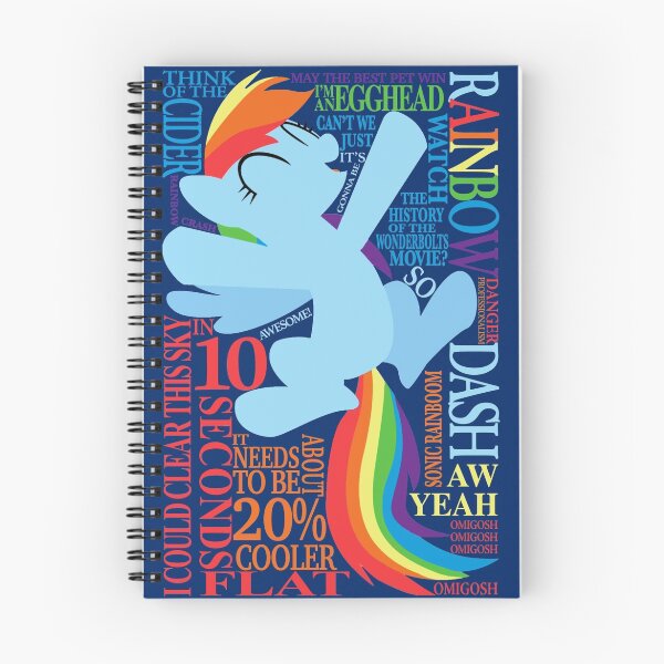 Item preview, Las muchas palabras de Rainbow Dash designed and sold by Cole Donnerstag.