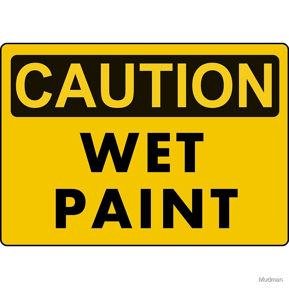 Caution Wet Paint Images