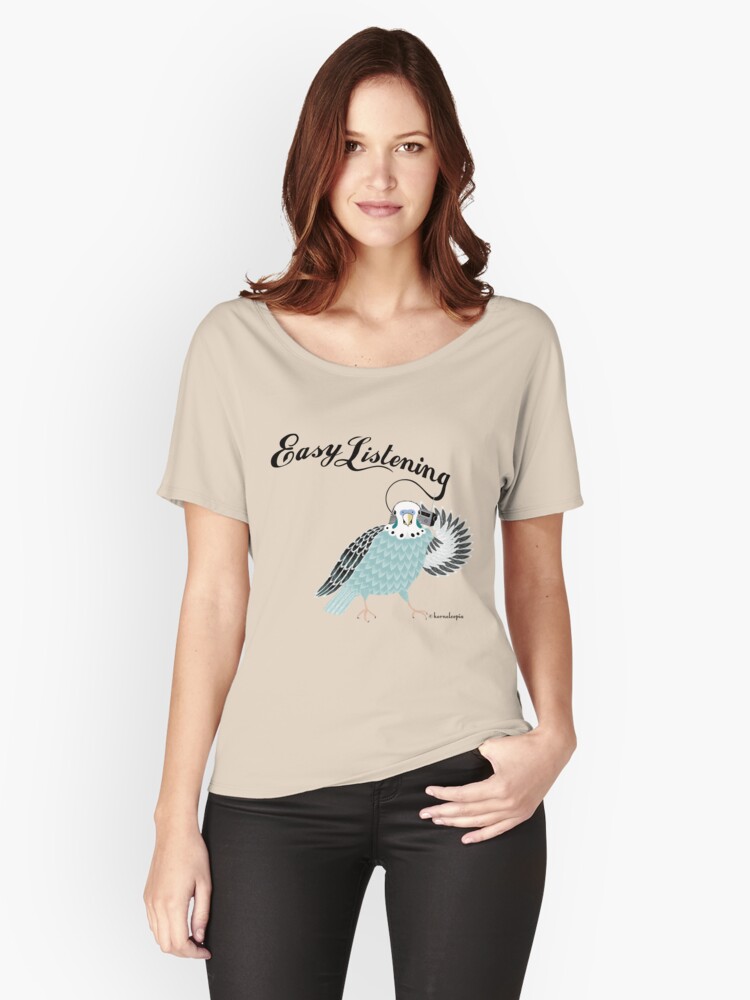 Thumbnail 1 of 3, Relaxed Fit T-Shirt, Easy Listening designed and sold by kernelcopia.