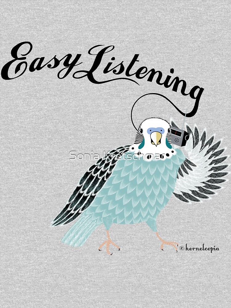 Thumbnail 3 of 3, Fitted V-Neck T-Shirt, Easy Listening designed and sold by kernelcopia.