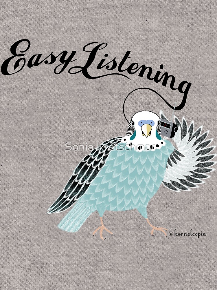 Thumbnail 5 of 5, Lightweight Hoodie, Easy Listening designed and sold by kernelcopia.