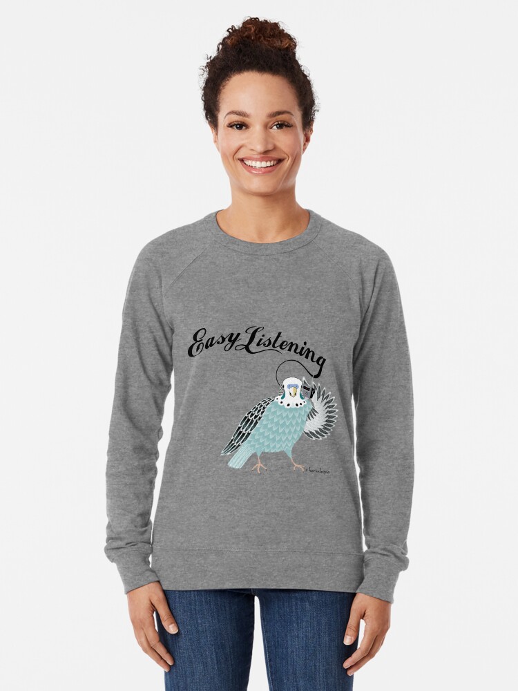Thumbnail 2 of 5, Lightweight Sweatshirt, Easy Listening designed and sold by kernelcopia.