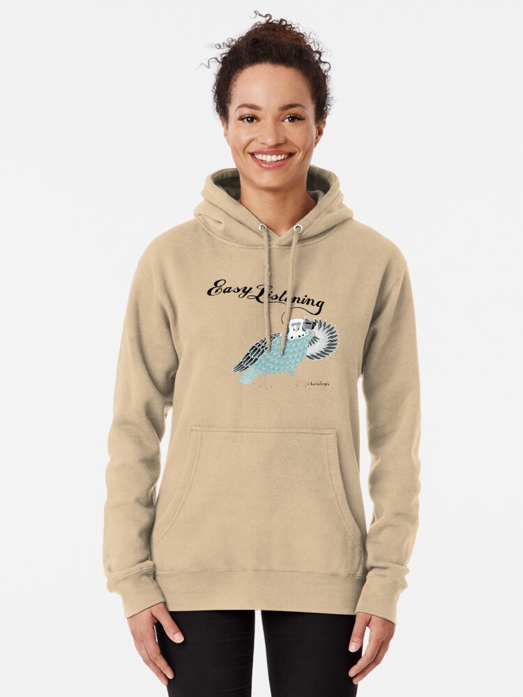Thumbnail 2 of 5, Pullover Hoodie, Easy Listening designed and sold by kernelcopia.