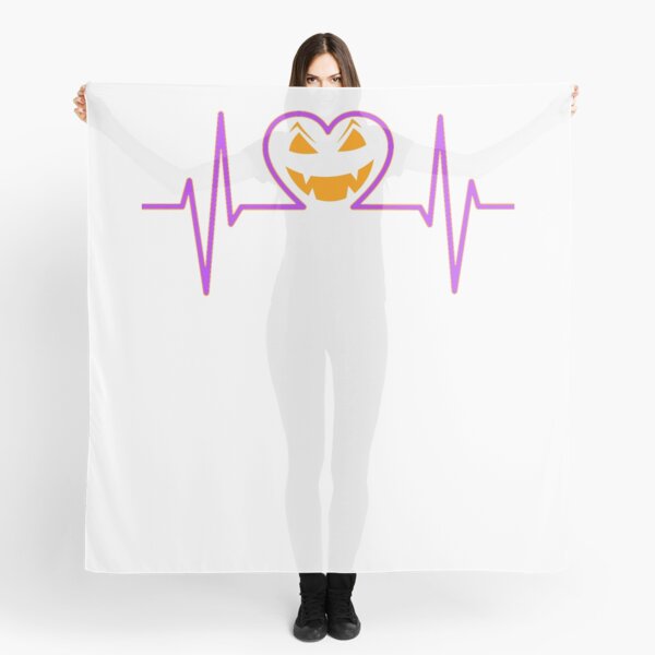 Item preview, Heartbeat JACK O LANTERN Halloween Holiday T shirt designed and sold by we1000.