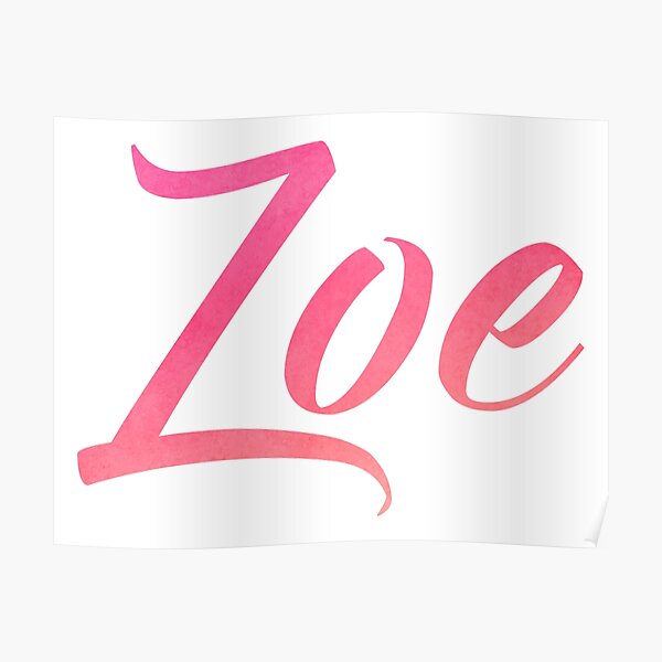 zoe monogram