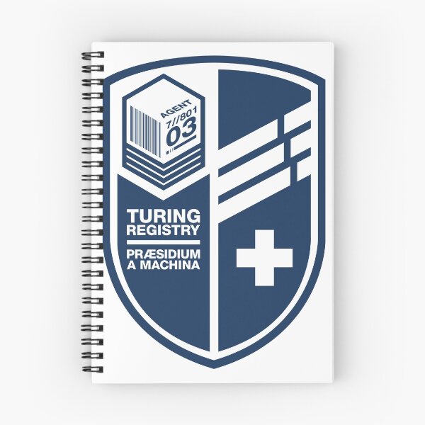 Item preview, Turing Registry Insignia - Blue designed and sold by WolfeCreative.