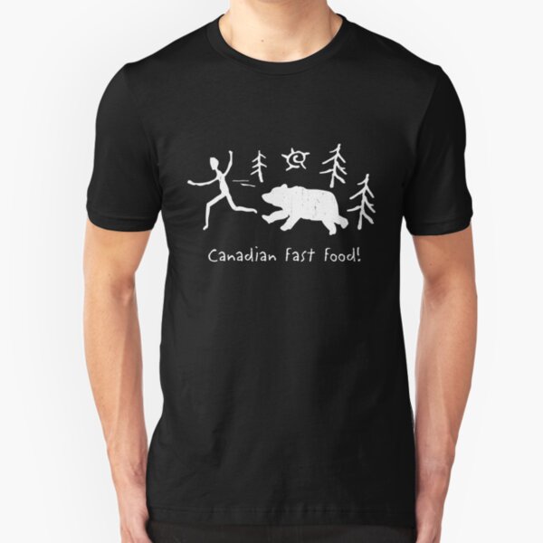 Canadian Fast Food Slim Fit T-Shirt