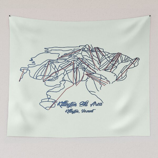 Item preview, Killington Trail Map designed and sold by ChasingGnarnia.