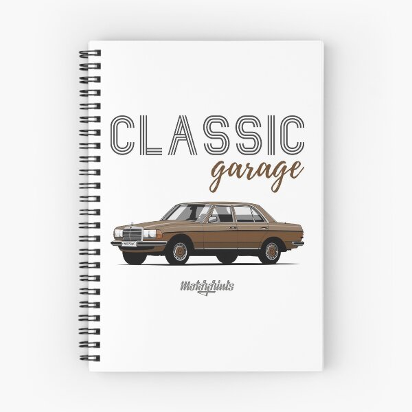 Item preview, Classic Garage W123 (brown) designed and sold by Motorpr1nts.