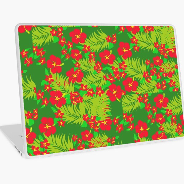 Red Hibiscus Laptop Skin