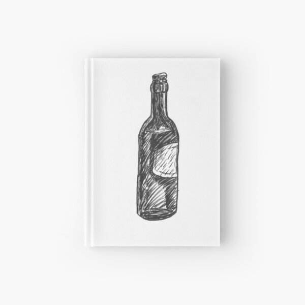 Bottle (Inktober 2018 #18) Hardcover Journal