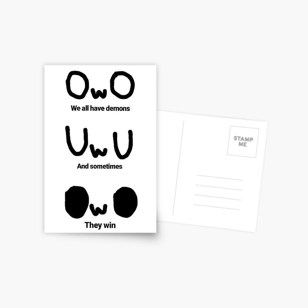 owo we all have demons