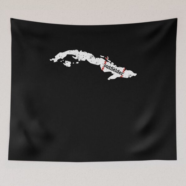 Item preview, Cuba Outfeild Softball Baseball Outfeild Shirt designed and sold by shoppzee.