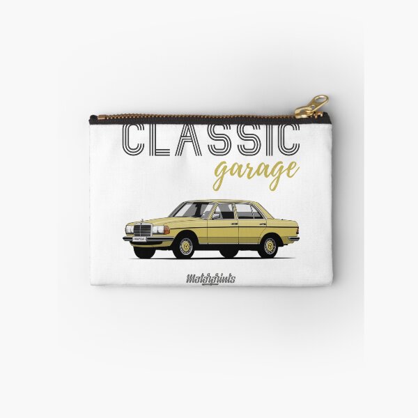 Item preview, Classic Garage W123 (yellow) designed and sold by Motorpr1nts.