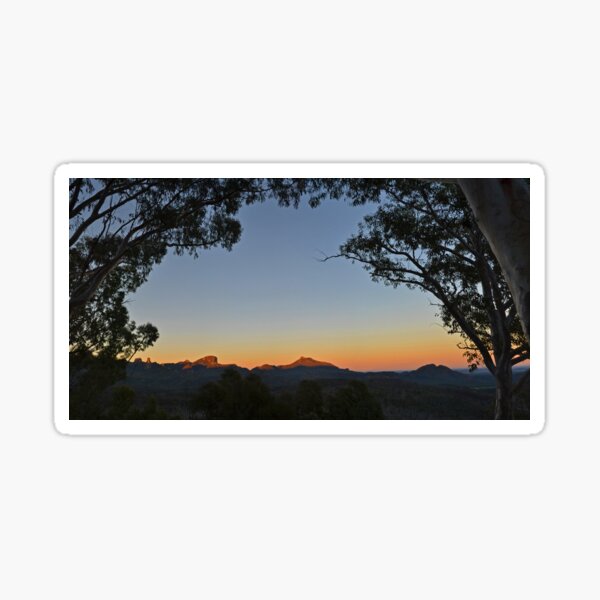Item preview, Sunrise over the Warrumbungles designed and sold by maritahills.