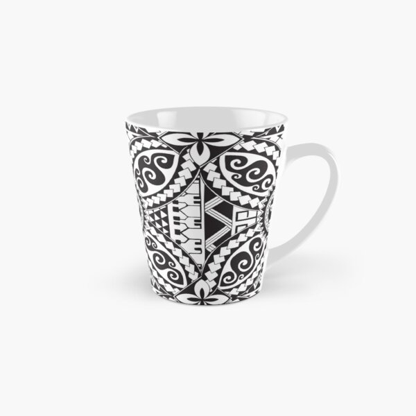 Item preview, Polynesian tattoo black white design designed and sold by Ayelet Fleming.