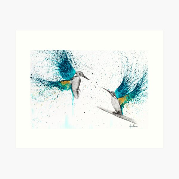 Kingfisher Memories Art Print