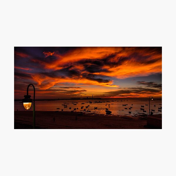 cadiz imagen de la caleta Lámina fotográfica