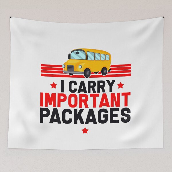 Item preview, Bus Driver - I Carry Important Packages designed and sold by design2try.