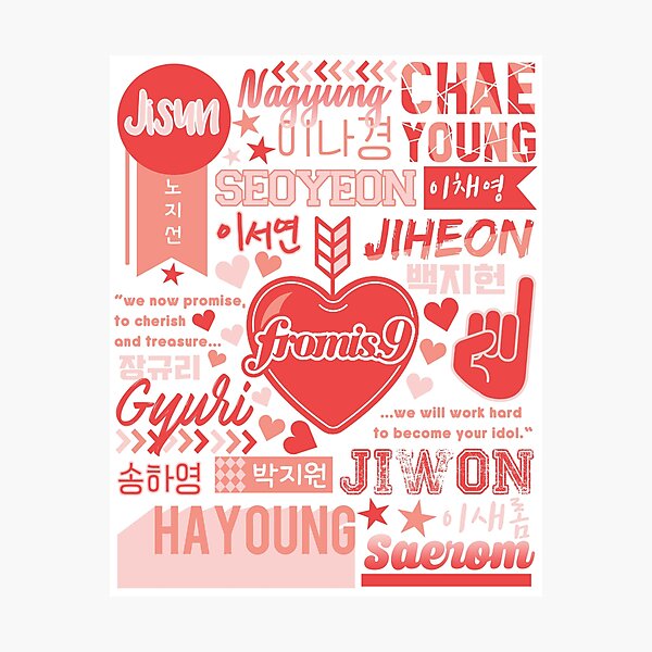 Item preview, Fromis_9 Collage designed and sold by lovely-day.