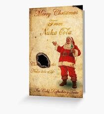 Fallout Frohe Weihnachten von Nuka Cola Fan Art Grußkarte