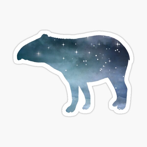 Item preview, Tapir Silhouette designed and sold by GwendolynFrost.