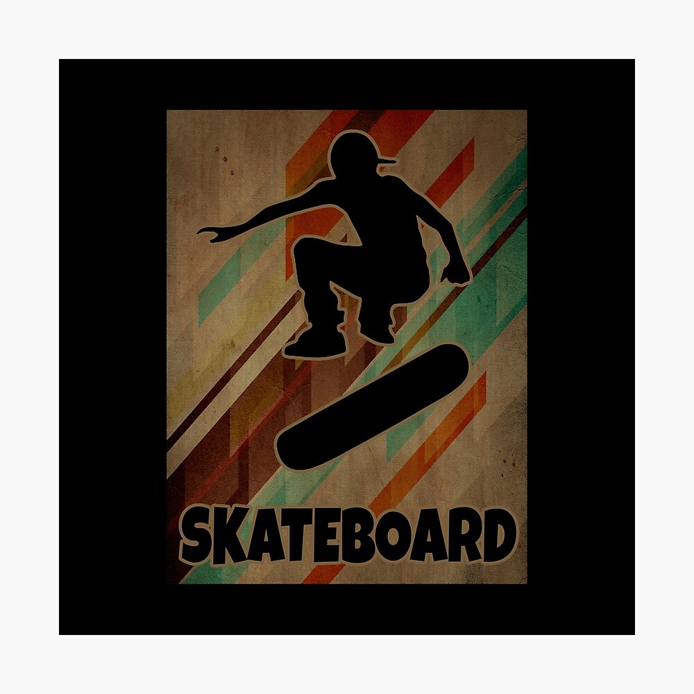 Retro Vintage Do A Kickflip Skateboard T-Shirt Sports Fan Gift