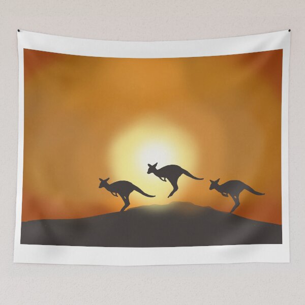 Item preview, Kangaroos in the Australian Desert designed and sold by MGphotoart.
