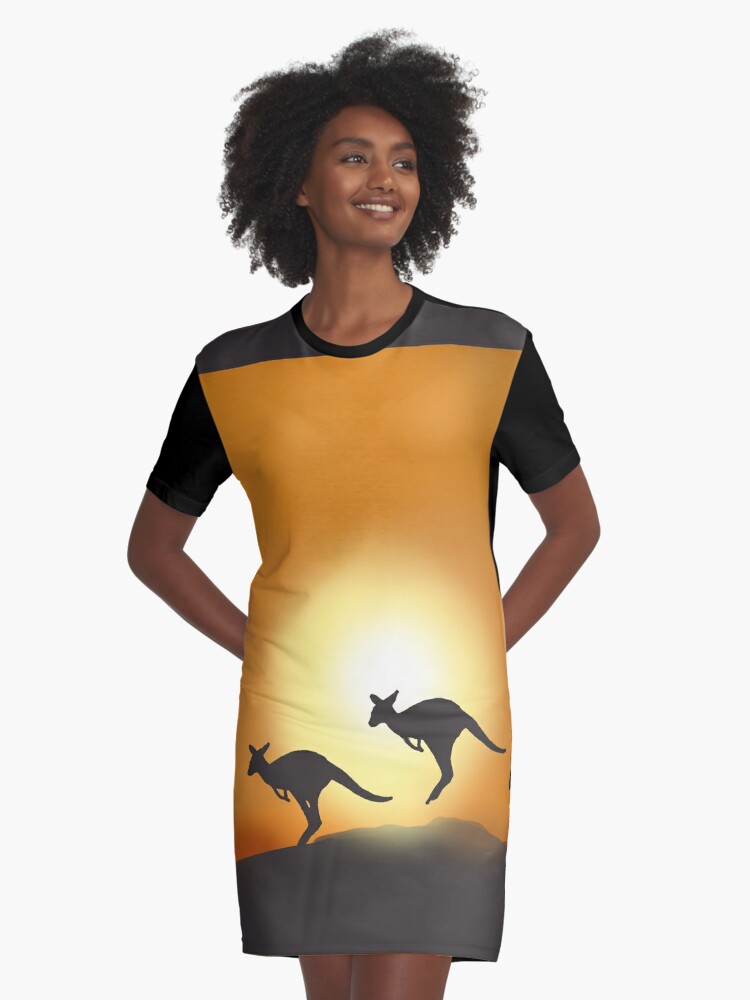 Kangaroos in Redbubble by Graphic Australian T-Shirt for the Sale MGphotoart | Dress Desert