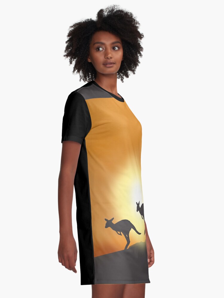 T-Shirt Kangaroos Graphic for Sale Redbubble MGphotoart Dress | by Australian in Desert\