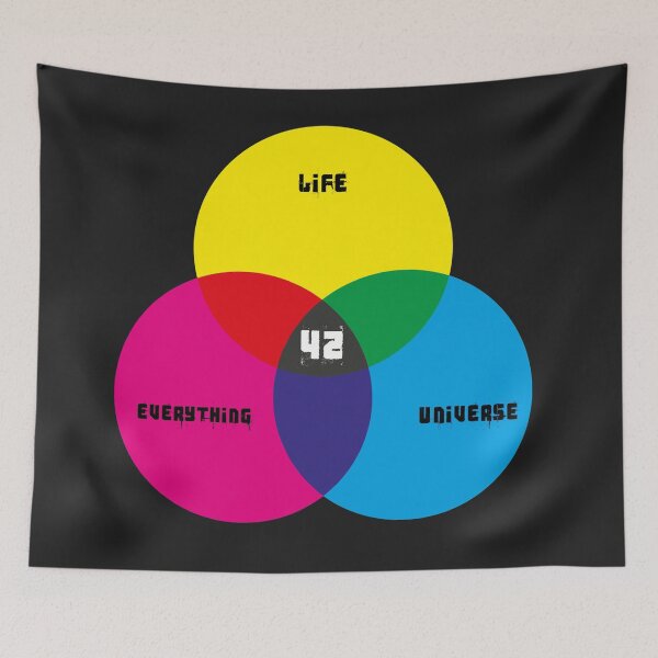 Item preview, The answer is 42- Life is the universe and everything designed and sold by Quentin1984.