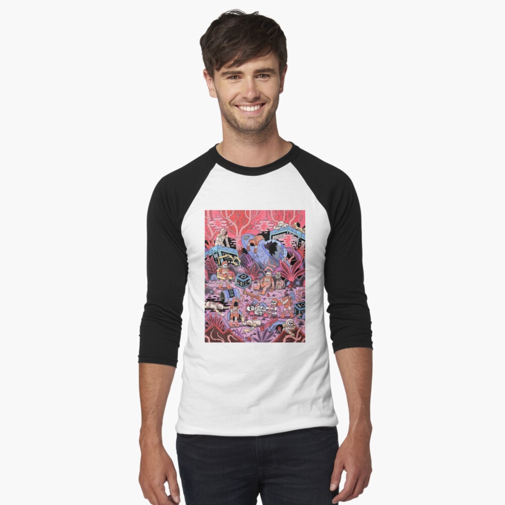 Item preview, Baseball ¾ Sleeve T-Shirt designed and sold by jackteagle.
