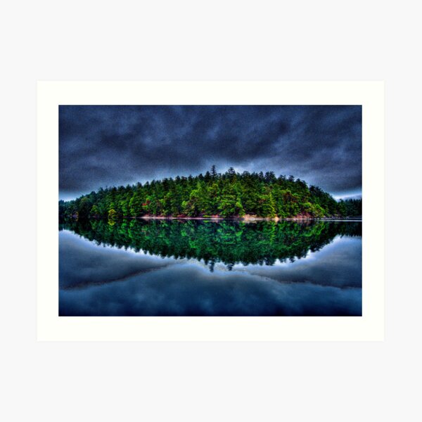 Curlew Island in the Weather Art Print