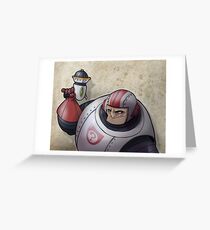 Space Buffoon Greeting Card