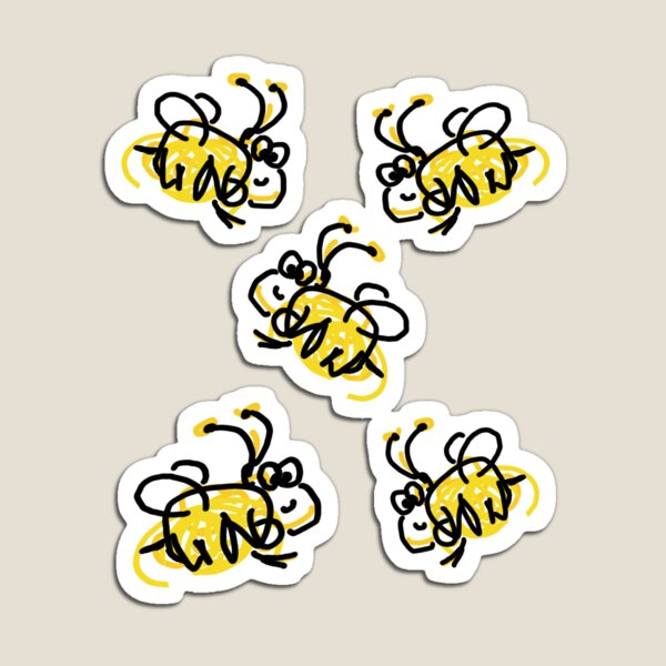 Item preview, I love bees - children's drawing designed and sold by MemoMethode B&S Wagesreiter.