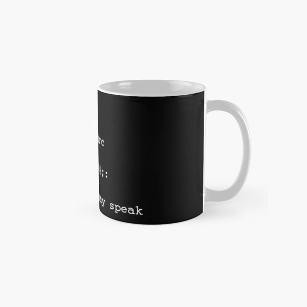 Item preview, Linux root morning coffee cup black designed and sold by skua74.