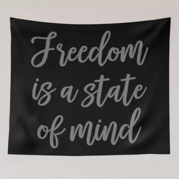 Item preview, deep quotes freedom of mind designed and sold by untagged-shop.