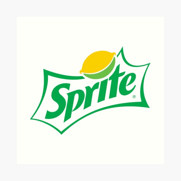 Original green sprite logo Art Print