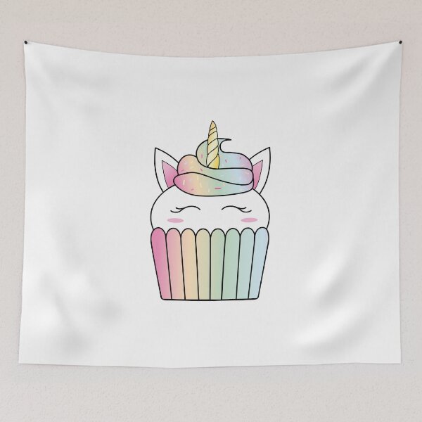 Item preview, Sweet Unicorn Muffin Tartlet rainbow present designed and sold by Cari-Graphy.